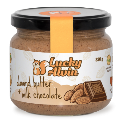 almond butter + milk chocolate - 330 g