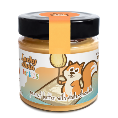 For Kids: peanut butter with white chocolate - 170 g