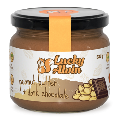 peanut butter + dark chocolate - 330 g