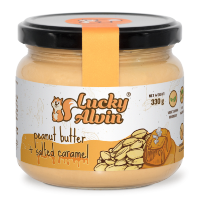 peanut butter + salted caramel - 330 g