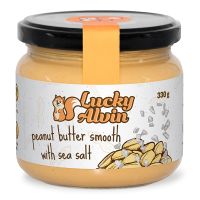 peanut butter smooth with sea salt - 330 g